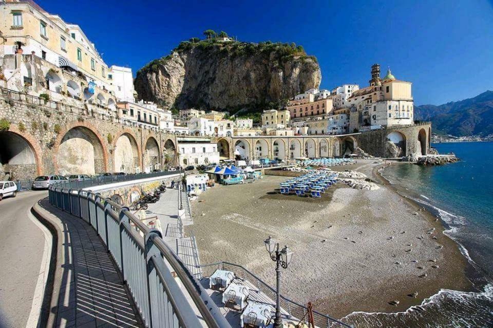 La Casa Del Capitano Apartman Atrani Kültér fotó